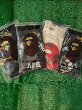 & Other Stories White T-Shirt with Red Graphic